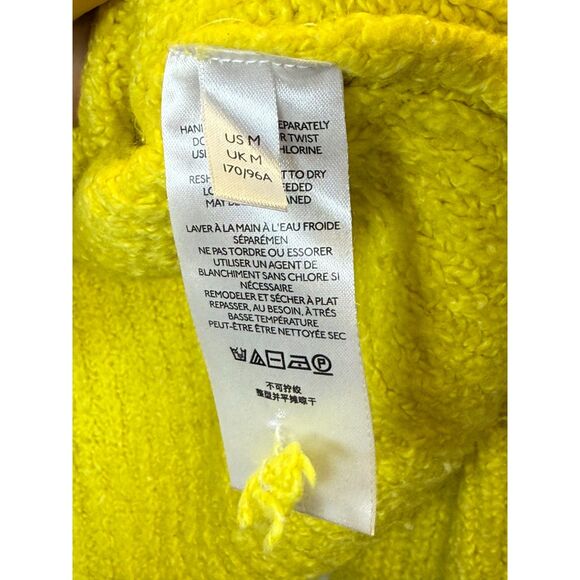 Women's Yellow Turtleneck Sweater - Picture 5 of 8